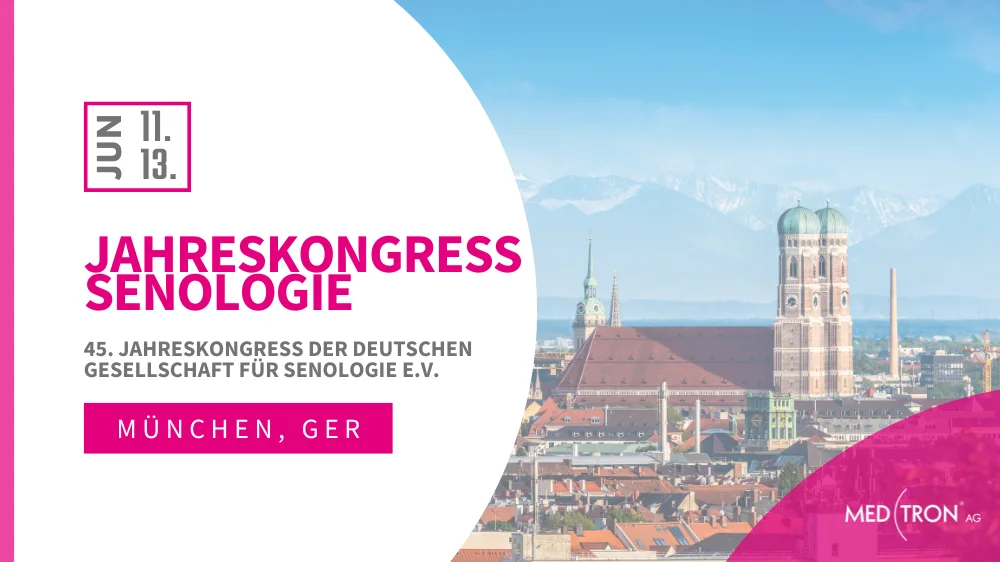 Ankündigung Jahreskongress Senologie 2026 in München