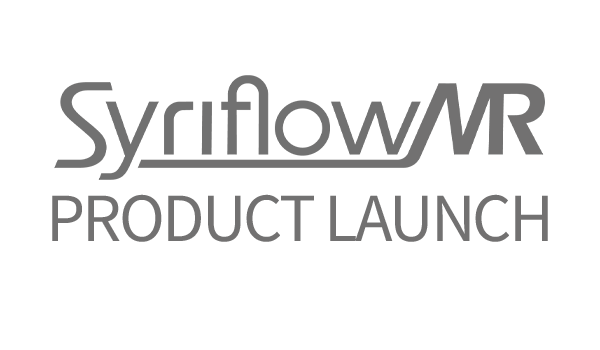 Schriftzug Syriflow MR Product Launch