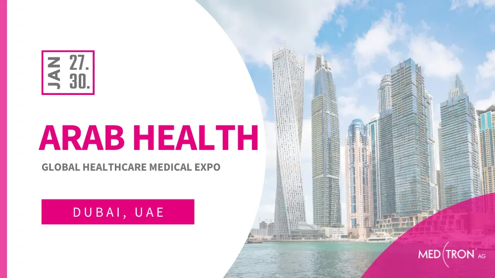 Ankündigung Arab Health 2025 in Dubai