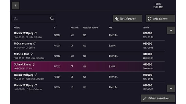Accutron CT-D Vision mit eine rverbesserten Integration in die Radiologieumgebung