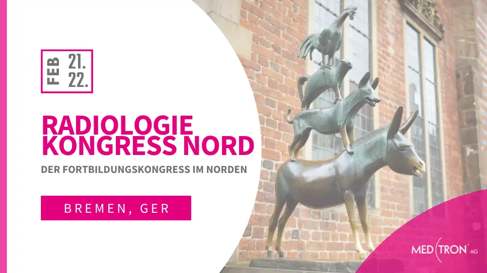 Ankündigung des Radiologiekongress Nord 2025 in Bremen