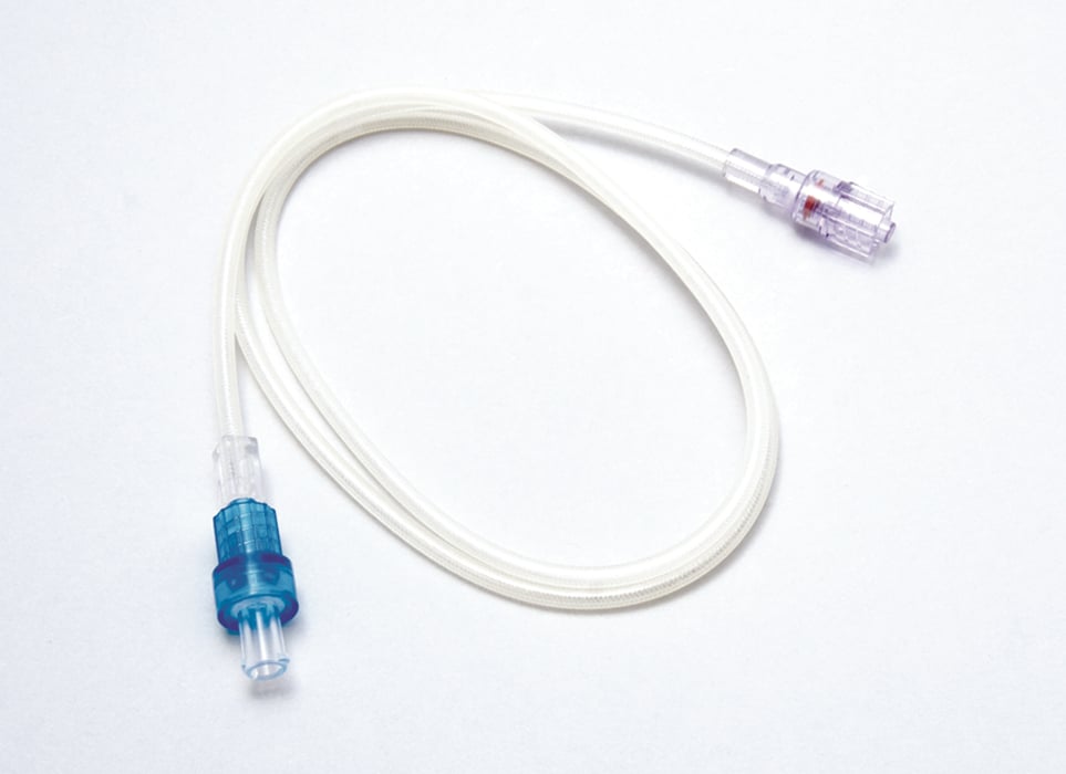 HS 224/180 RA Patientenschlauch mit Ventil, Verbrauchsmaterial für Angiographie