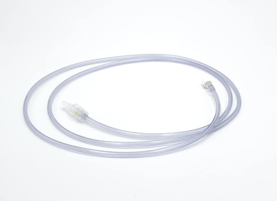 HP 120 Patientenschlauch mit Ventil, PVC-Flex, Verbrauchsmaterial für Angiographie