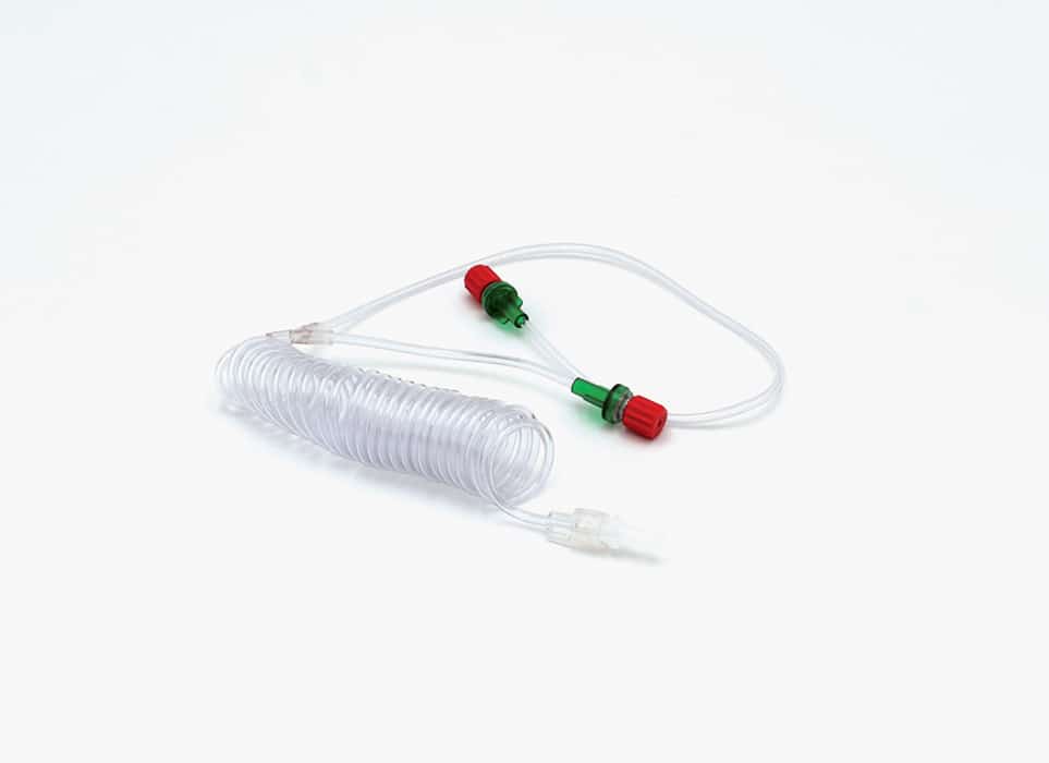 MR-ELS Schlauchsystem mit 2 Ventilen, grün, Magnetresonanztherapie (MRT) Verbrauchsmaterial