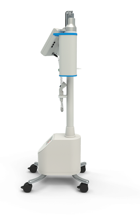 Accutron® HP-D Kontrastmittelinjektor Angiographie nach links gedreht
