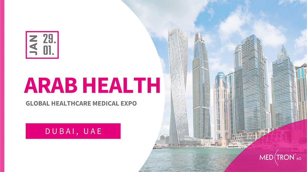 Ankündigung Arab Health 2024 in Dubai