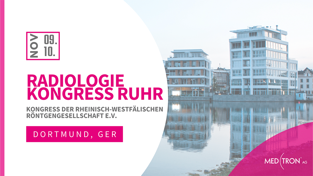 Ankündigung des Radiologie Kongress Ruhr 2023 in Dortmund