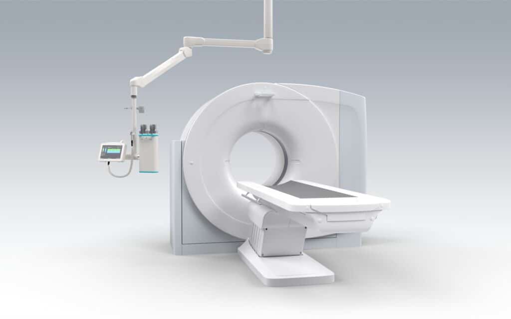 CT-D Vision Deckenversion im Untersuchungsraum