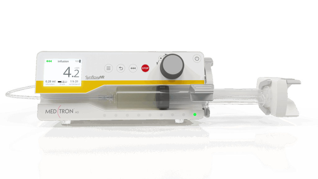 Abbildung der Syriflow MR - erste MRT-taugliche Spritzenpumpe